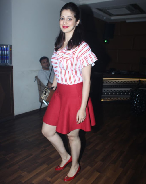 Bollywood Actress Raai Laxmi In Mini Red Skirt 13